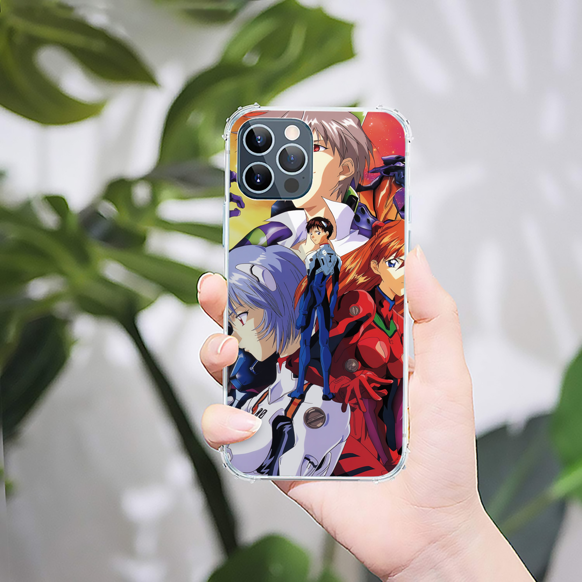 （画像用） EVA 新世紀エヴァンゲリオン 【iPhone 12シリーズ対応】透明スマホケース（クリアソフトケース）